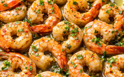 Simple Garlic Shrimp (Seared)